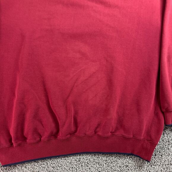 VINTAGE 90s Grandpa Sweatshirt Mens 2XL Red Gray Retired Grandkids Crweneck READ - Picture 10 of 15